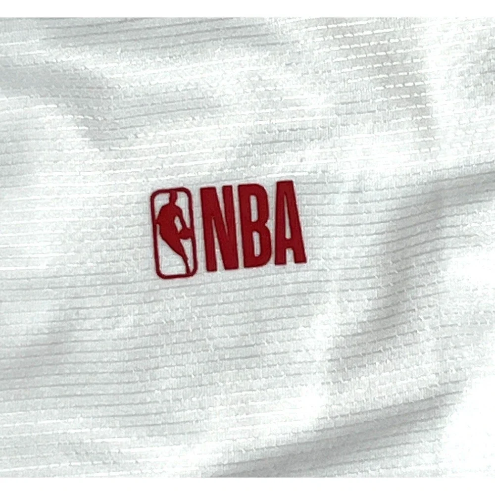 NBA Youth Basketball Jersey Tank Top White Mesh Athletic Sleeveless Shirt 18-20